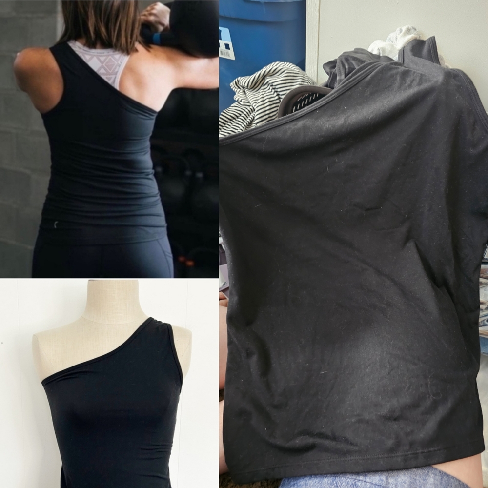 ZYIA Black Activewear Top